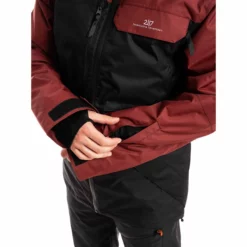 2117 Of Sweden 2117, Backa Chaqueta De Esquí Hombres Wine Rojo -PARQUE DE ESQUI 222117x201v1 bi 07 1