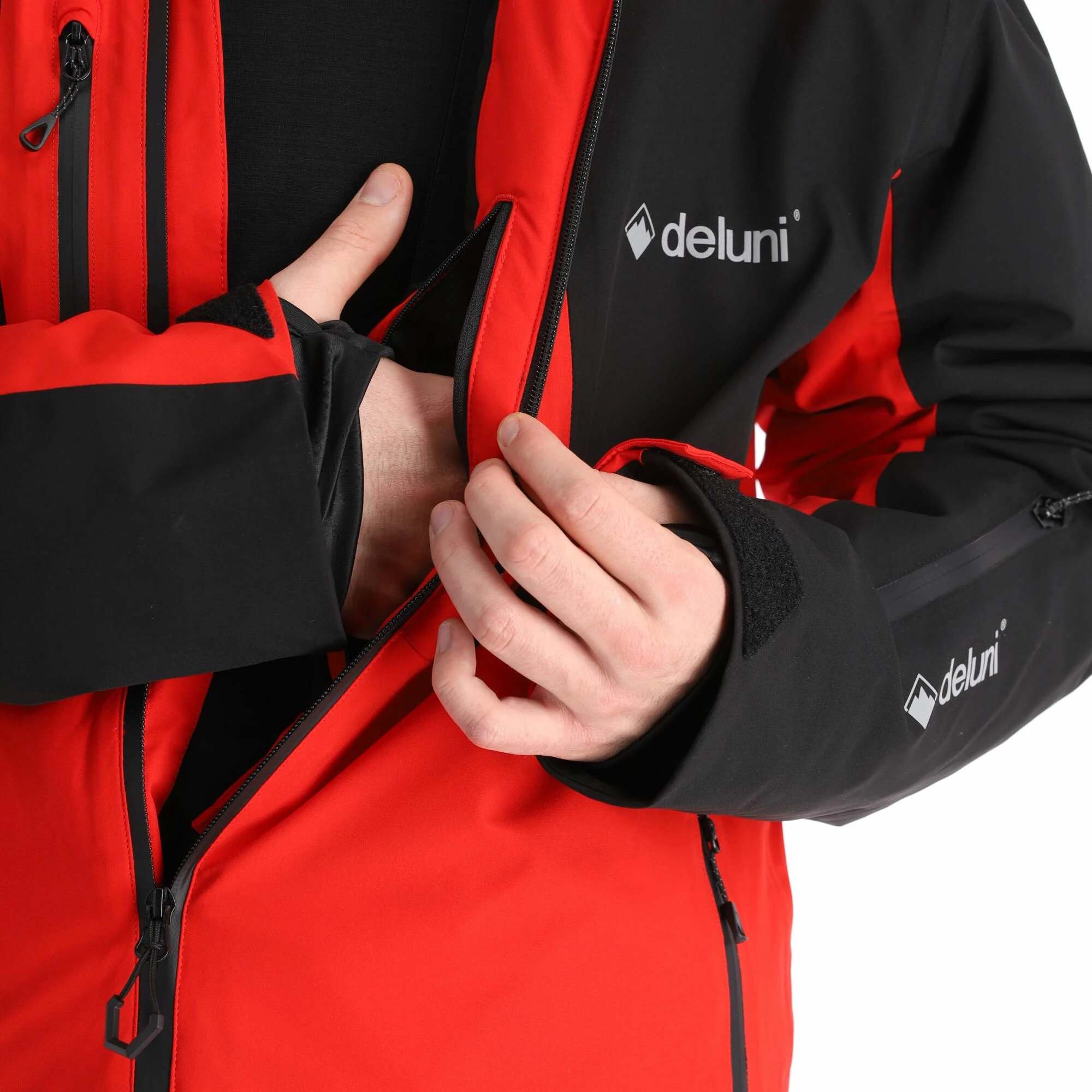 Deluni, Icerocker Pro Chaqueta De Esquí Hombres Rojo 14 Deluni, Icerocker Pro Chaqueta De Esquí Hombres Rojo - Imagen 14