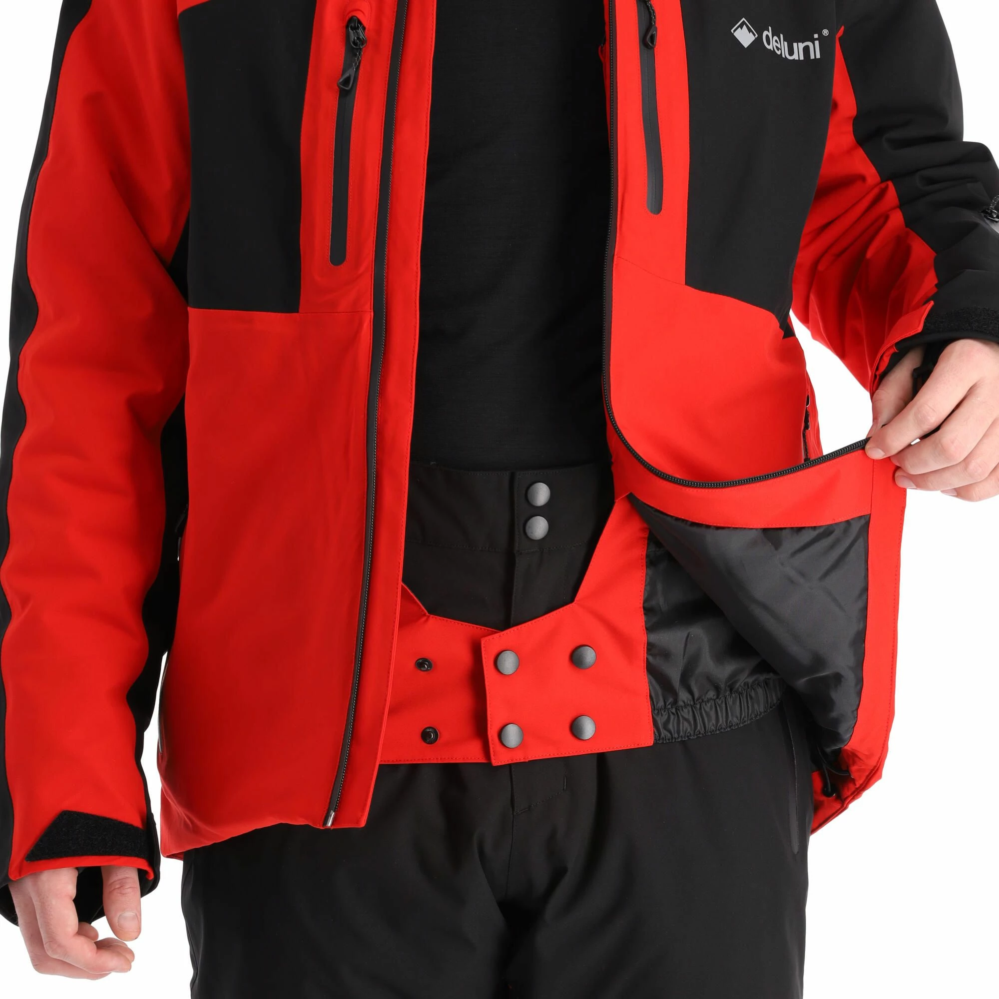 Deluni, Icerocker Pro Chaqueta De Esquí Hombres Rojo 8 Deluni, Icerocker Pro Chaqueta De Esquí Hombres Rojo - Imagen 8