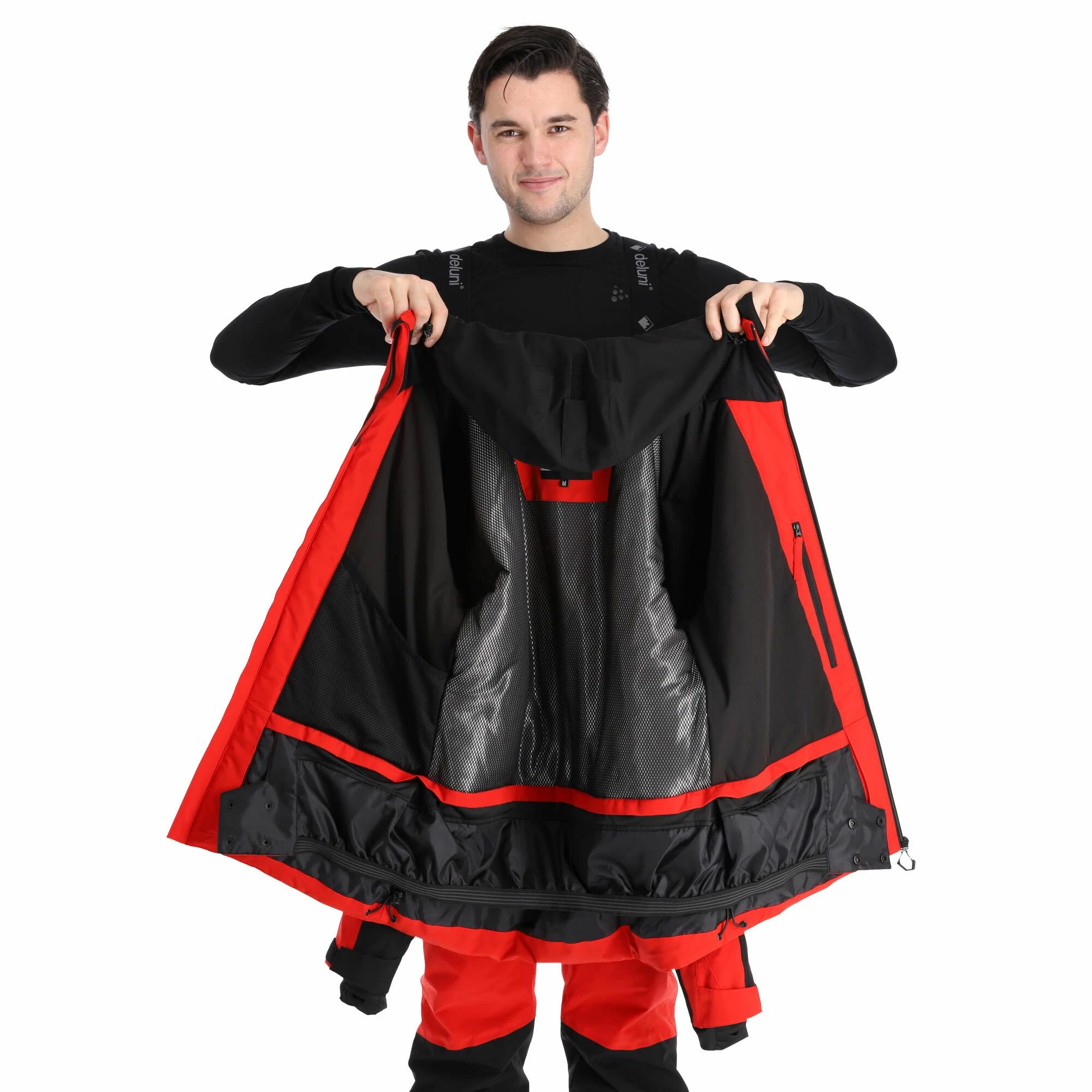 Deluni, Icerocker Pro Chaqueta De Esquí Hombres Rojo 5 Deluni, Icerocker Pro Chaqueta De Esquí Hombres Rojo - Imagen 5