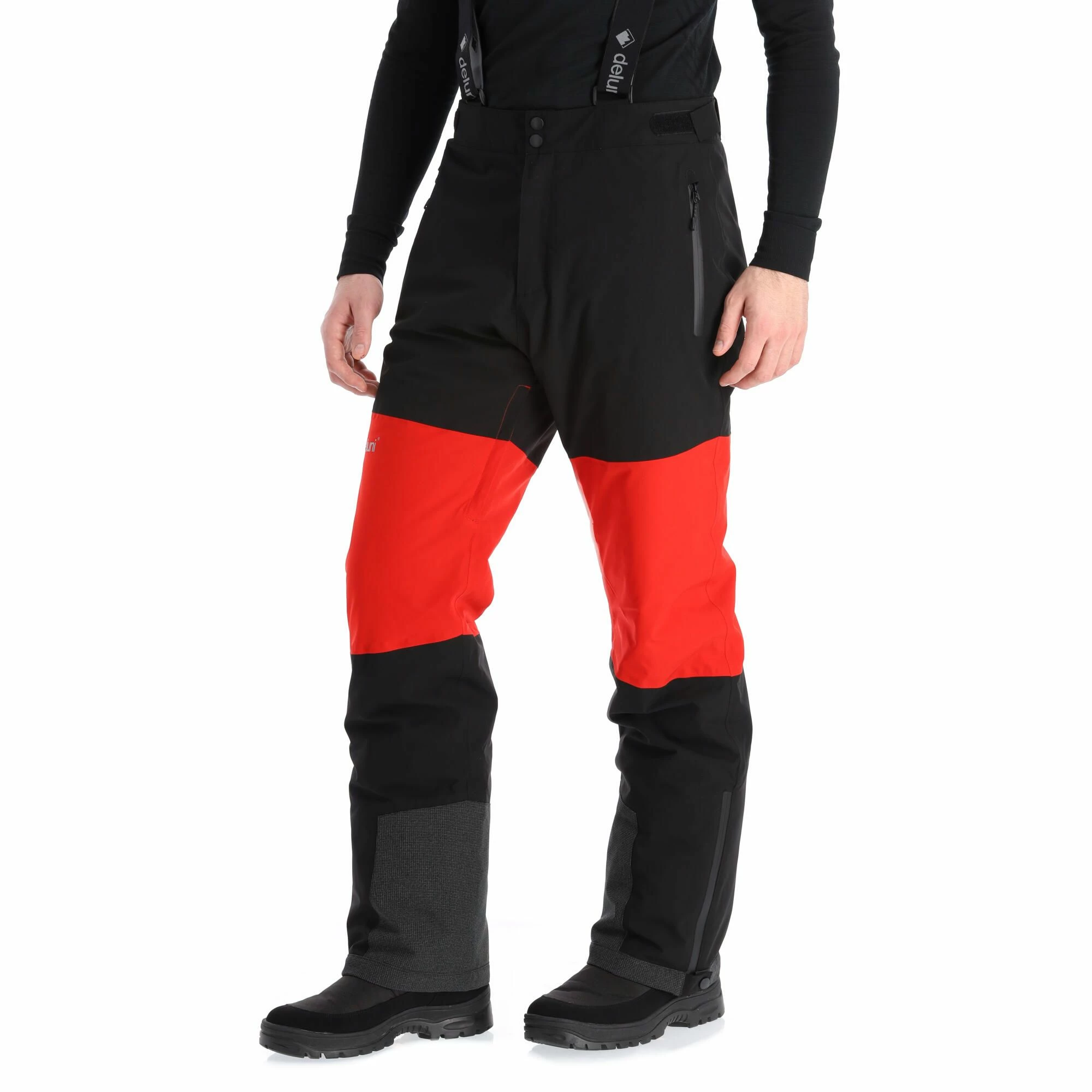 Deluni, Icerocker Pro/Plus Pantalones De Esquí Hombres Rojo 4 Deluni, Icerocker Pro/Plus Pantalones De Esquí Hombres Rojo - Imagen 4