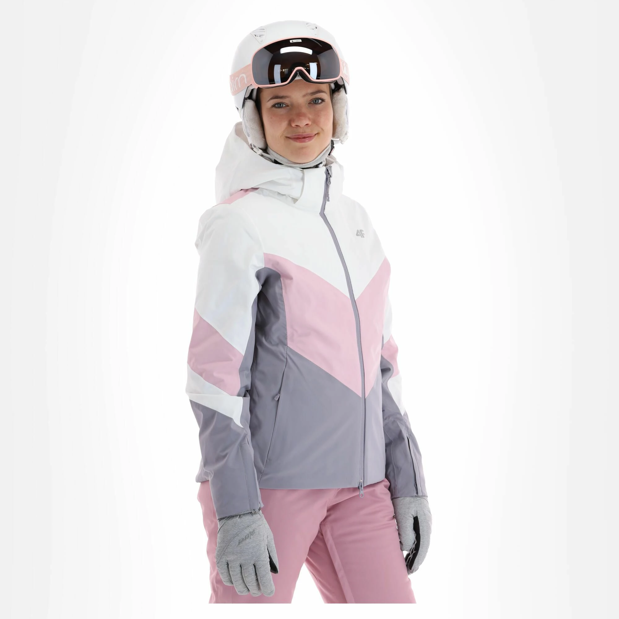 4F, Kudn008 Chaqueta De Esquí Mujeres Light Rosa 4 4F, Kudn008 Chaqueta De Esquí Mujeres Light Rosa - Imagen 4