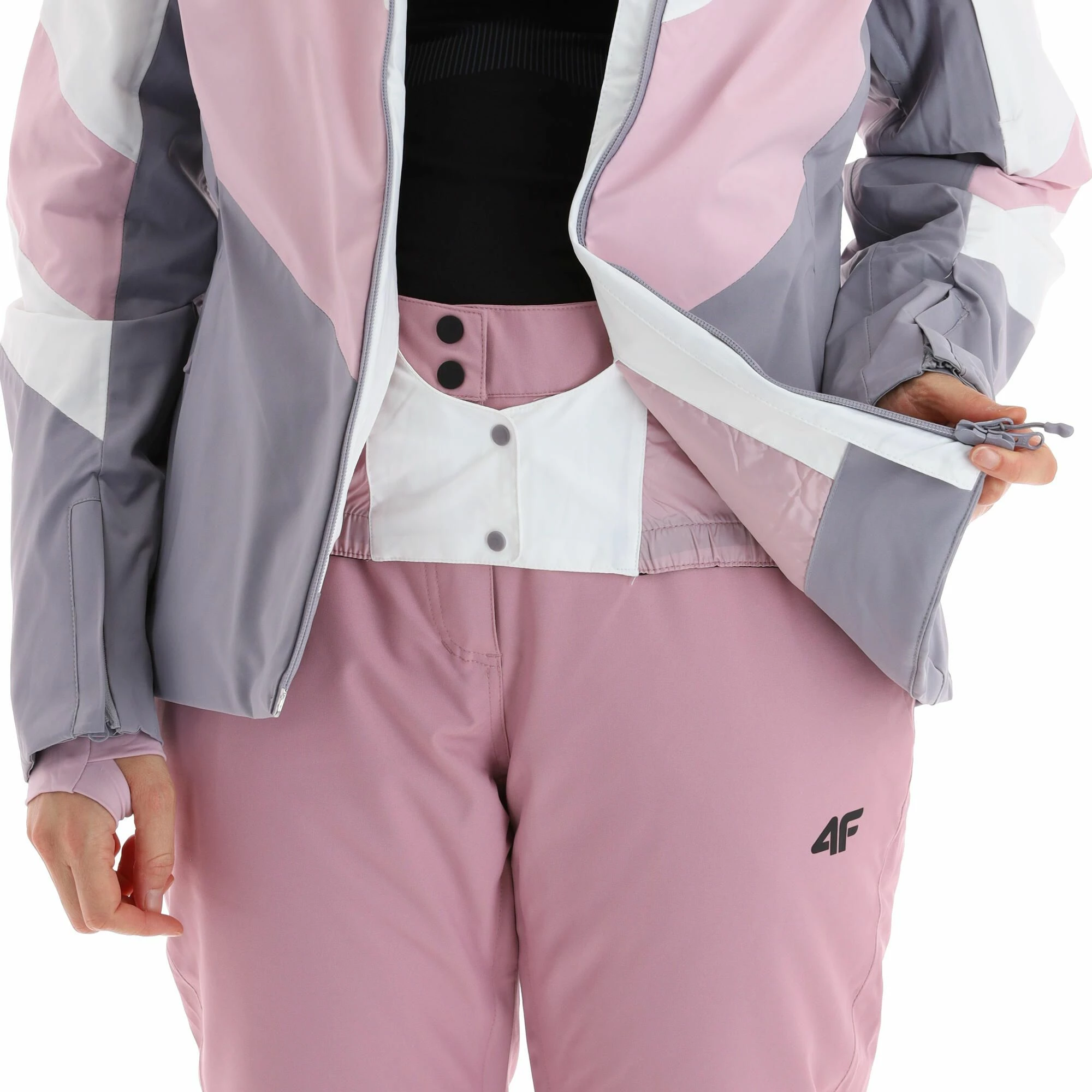 4F, Kudn008 Chaqueta De Esquí Mujeres Light Rosa 8 4F, Kudn008 Chaqueta De Esquí Mujeres Light Rosa - Imagen 8
