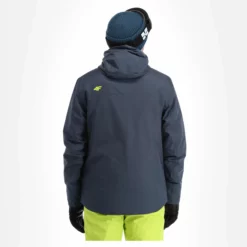 4F, Kumn001 Chaqueta De Esquí Hombres Anthracite Gris -PARQUE DE ESQUI 4f kumn001 aa jas gevoerd heren anthracite grijs 224fxxx106v1 BI 03