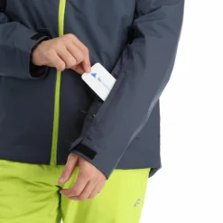 4F, Kumn001 Chaqueta De Esquí Hombres Anthracite Gris -PARQUE DE ESQUI 4f kumn001 aa jas gevoerd heren anthracite grijs 224fxxx106v1 BI 08