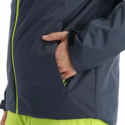 4F, Kumn001 Chaqueta De Esquí Hombres Anthracite Gris -PARQUE DE ESQUI 4f kumn001 aa jas gevoerd heren anthracite grijs 224fxxx106v1 BI 10