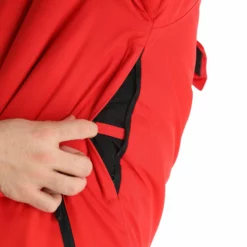 4F, Kumn003 Chaqueta De Esquí Hombres Rojo -PARQUE DE ESQUI 4f kumn003 aa jas gevoerd heren rood 224fxxx107v2 BI 10