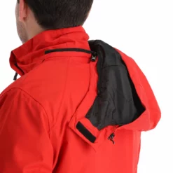 4F, Kumn003 Chaqueta De Esquí Hombres Rojo -PARQUE DE ESQUI 4f kumn003 aa jas gevoerd heren rood 224fxxx107v2 BI 11