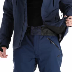 4F, Kumn004 Chaqueta De Esquí Hombres Navy Azul -PARQUE DE ESQUI 4f kumn004 aa jas gevoerd heren navy blauw 224fxxx108v2 BI 09