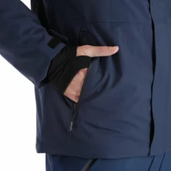 4F, Kumn004 Chaqueta De Esquí Hombres Navy Azul -PARQUE DE ESQUI 4f kumn004 aa jas gevoerd heren navy blauw 224fxxx108v2 BI 15