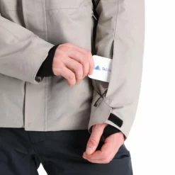 4F, Kumn004 Chaqueta De Esquí Hombres Warm Light Gris -PARQUE DE ESQUI 4f kumn004 aa jas gevoerd heren warm light grijs 224fxxx108v1 BI 07