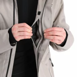 4F, Kumn004 Chaqueta De Esquí Hombres Warm Light Gris -PARQUE DE ESQUI 4f kumn004 aa jas gevoerd heren warm light grijs 224fxxx108v1 BI 10