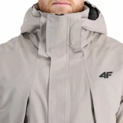 4F, Kumn004 Chaqueta De Esquí Hombres Warm Light Gris -PARQUE DE ESQUI 4f kumn004 aa jas gevoerd heren warm light grijs 224fxxx108v1 BI 12