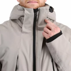 4F, Kumn004 Chaqueta De Esquí Hombres Warm Light Gris -PARQUE DE ESQUI 4f kumn004 aa jas gevoerd heren warm light grijs 224fxxx108v1 BI 13