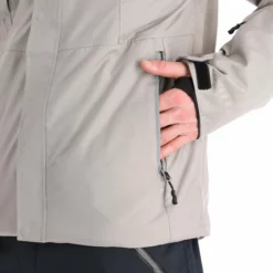 4F, Kumn004 Chaqueta De Esquí Hombres Warm Light Gris -PARQUE DE ESQUI 4f kumn004 aa jas gevoerd heren warm light grijs 224fxxx108v1 BI 15