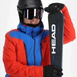 4F, Kumn008 Chaqueta De Esquí Hombres Cobalt Azul -PARQUE DE ESQUI 4f kumn008 aa jas gevoerd heren cobalt blauw 224fxxx109v1 BI 05