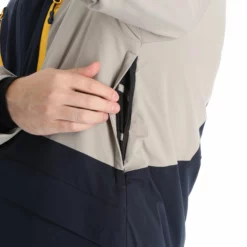 4F, Kumn008 Chaqueta De Esquí Hombres Dark Azul -PARQUE DE ESQUI 4f kumn008 aa jas gevoerd heren dark blauw 224fxxx109v2 BI 11