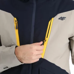 4F, Kumn008 Chaqueta De Esquí Hombres Dark Azul -PARQUE DE ESQUI 4f kumn008 aa jas gevoerd heren dark blauw 224fxxx109v2 BI 13