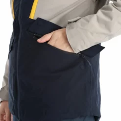 4F, Kumn008 Chaqueta De Esquí Hombres Dark Azul -PARQUE DE ESQUI 4f kumn008 aa jas gevoerd heren dark blauw 224fxxx109v2 BI 14