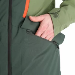 4F, Kumn008 Chaqueta De Esquí Hombres Dark Verde -PARQUE DE ESQUI 4f kumn008 aa jas gevoerd heren dark groen 224fxxx109v3 BI 13