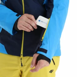4F, Kumn010 Chaqueta De Esquí Hombres Azul -PARQUE DE ESQUI 4f kumn010 aa jas gevoerd heren blauw 224fxxx110v2 BI 07