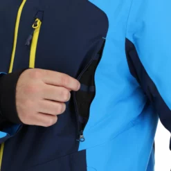 4F, Kumn010 Chaqueta De Esquí Hombres Azul -PARQUE DE ESQUI 4f kumn010 aa jas gevoerd heren blauw 224fxxx110v2 BI 14