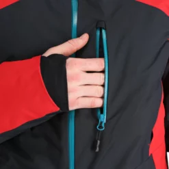 4F, Kumn010 Chaqueta De Esquí Hombres Dark Rojo -PARQUE DE ESQUI 4f kumn010 aa jas gevoerd heren dark rood 224fxxx110v1 BI 14