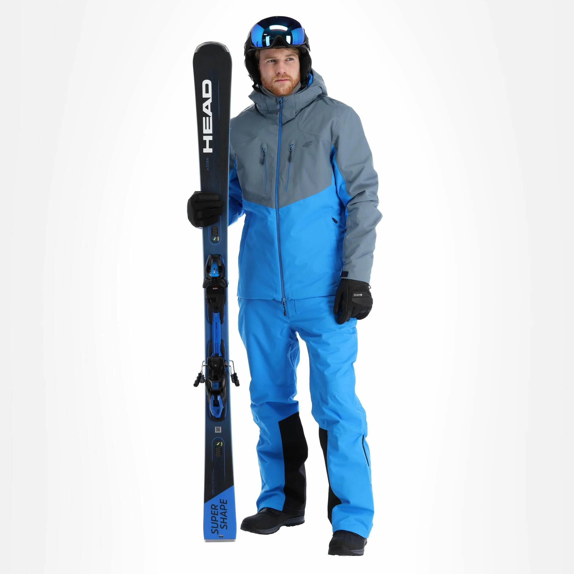 4F, Kumn011 Chaqueta De Esquí Hombres Anthracite Gris 1 4F, Kumn011 Chaqueta De Esquí Hombres Anthracite Gris