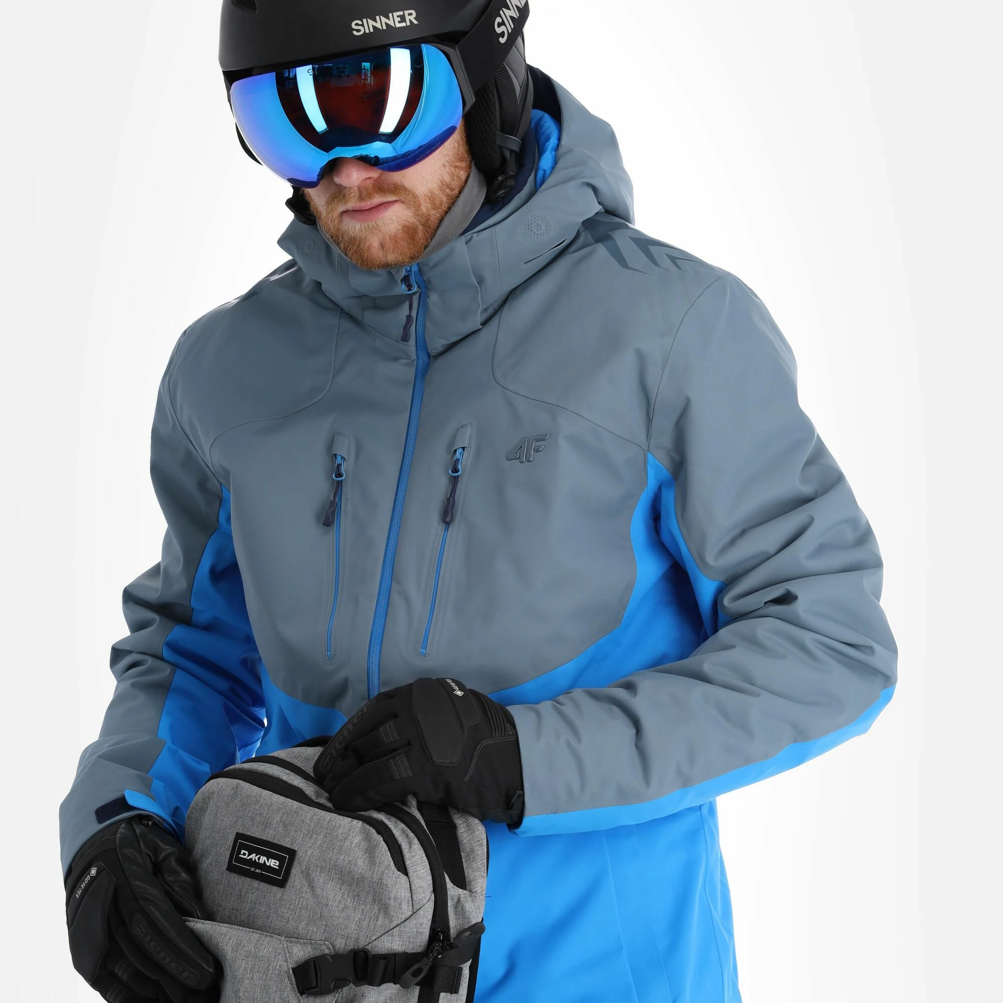 4F, Kumn011 Chaqueta De Esquí Hombres Anthracite Gris 5 4F, Kumn011 Chaqueta De Esquí Hombres Anthracite Gris - Imagen 5