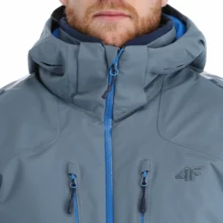 4F, Kumn011 Chaqueta De Esquí Hombres Anthracite Gris 22 4F, Kumn011 Chaqueta De Esquí Hombres Anthracite Gris -PARQUE DE ESQUI 4f kumn011 aa jas gevoerd heren anthracite grijs 224fxxx111v3 BI 07