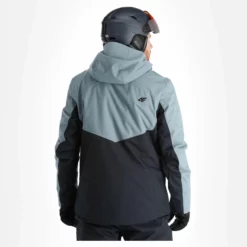 4F, Kumn011 Chaqueta De Esquí Hombres Deep Negro -PARQUE DE ESQUI 4f kumn011 aa jas gevoerd heren deep zwart 224fxxx111v1 BI 03