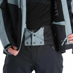 4F, Kumn011 Chaqueta De Esquí Hombres Deep Negro -PARQUE DE ESQUI 4f kumn011 aa jas gevoerd heren deep zwart 224fxxx111v1 BI 07