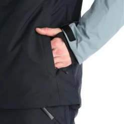 4F, Kumn011 Chaqueta De Esquí Hombres Deep Negro -PARQUE DE ESQUI 4f kumn011 aa jas gevoerd heren deep zwart 224fxxx111v1 BI 12