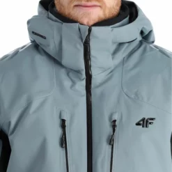 4F, Kumn011 Chaqueta De Esquí Hombres Deep Negro -PARQUE DE ESQUI 4f kumn011 aa jas gevoerd heren deep zwart 224fxxx111v1 BI 14