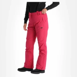 4F, Spdn001 Pantalones De Esquí Mujeres Hot Rosa -PARQUE DE ESQUI 4f spdn001 ba skibroek gevoerd dames hot roze 224fxxx112v4 BI 04