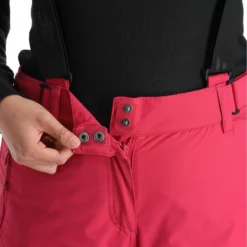 4F, Spdn001 Pantalones De Esquí Mujeres Hot Rosa -PARQUE DE ESQUI 4f spdn001 ba skibroek gevoerd dames hot roze 224fxxx112v4 BI 05