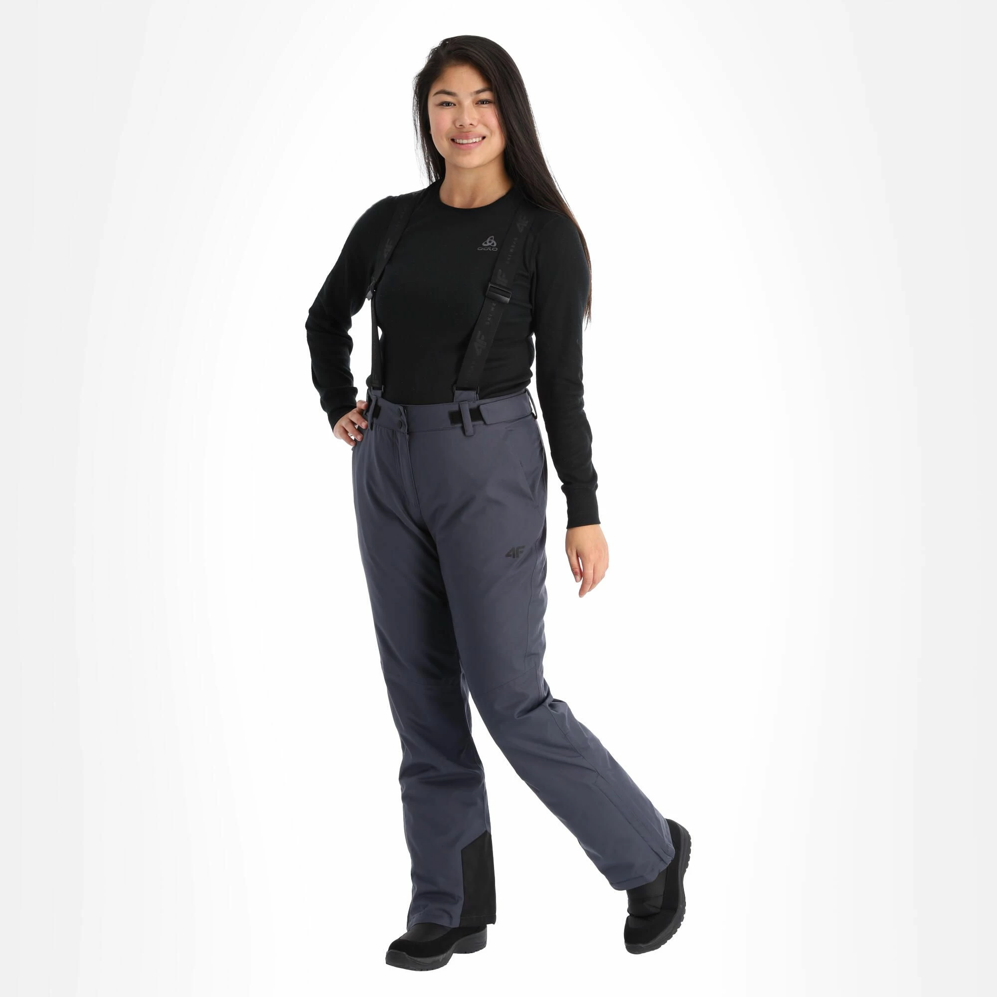 4F, Spdn002 Pantalones De Esquí Mujeres Dark Gris 1 4F, Spdn002 Pantalones De Esquí Mujeres Dark Gris