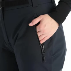 4F, Spdn006 Pantalones De Esquí Mujeres Deep Negro -PARQUE DE ESQUI 4f spdn006 ba skibroek gevoerd dames deep zwart 224fxxx115v2 BI 08