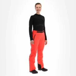 4F, Spdn006 Pantalones De Esquí Mujeres Neon Rojo