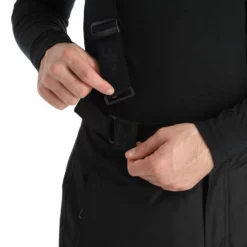 4F, Spmn001 Pantalones De Esquí Hombres Deep Negro -PARQUE DE ESQUI 4f spmn001 ba skibroek gevoerd heren deep zwart 224fxxx116v2 BI 07