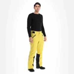 4F, Spmn006 Pantalones De Esquí Hombres Lemon Amarillo