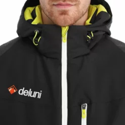 Deluni, Challenger 3 Chaqueta De Esquí Hombres Amarillo/negro -PARQUE DE ESQUI aa10del010c bi 07 1