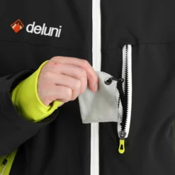 Deluni, Challenger 3 Chaqueta De Esquí Hombres Amarillo/negro -PARQUE DE ESQUI aa10del010c bi 08 1