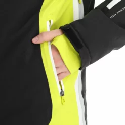 Deluni, Challenger 3 Chaqueta De Esquí Hombres Amarillo/negro -PARQUE DE ESQUI aa10del010c bi 11