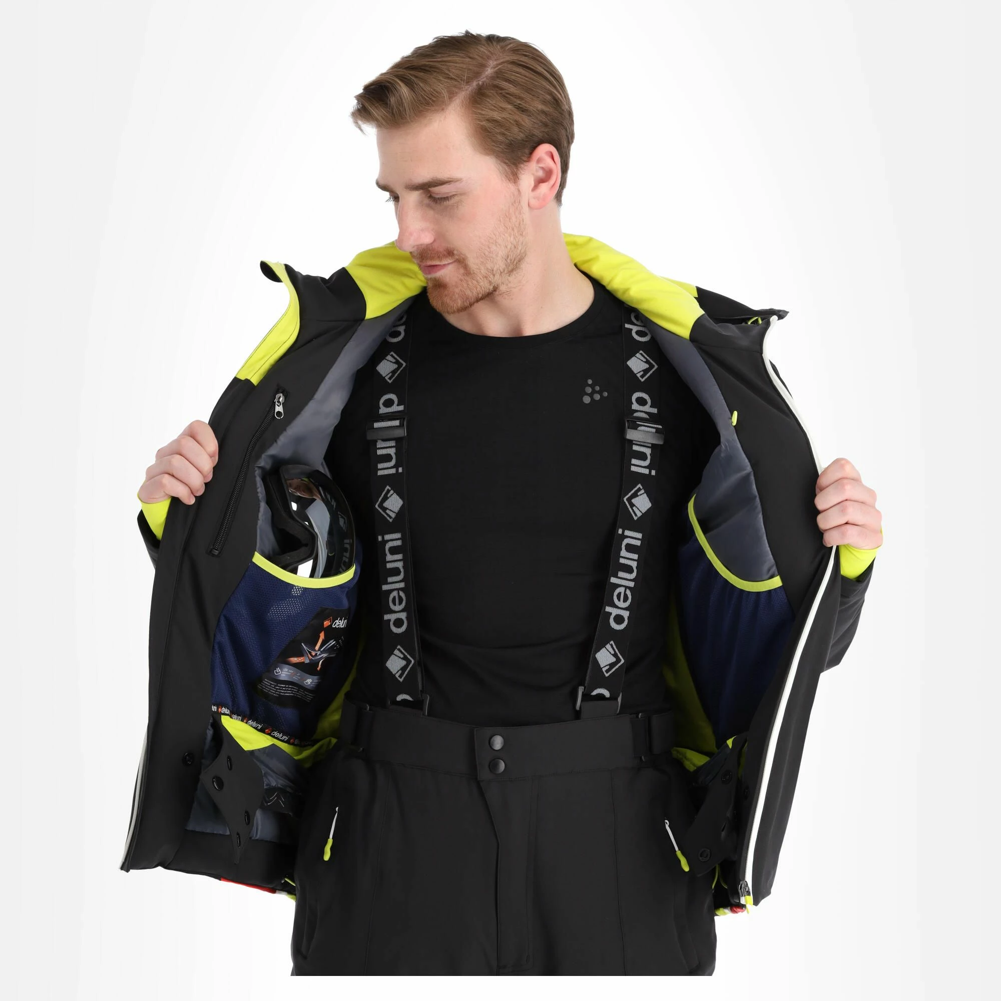 Deluni, Challenger 3 Chaqueta De Esquí Hombres Rojo/negro 6 Deluni, Challenger 3 Chaqueta De Esquí Hombres Rojo/negro - Imagen 6