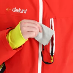 Deluni, Challenger 3 Chaqueta De Esquí Hombres Gris/rojo -PARQUE DE ESQUI aa10del010f bi 09 1