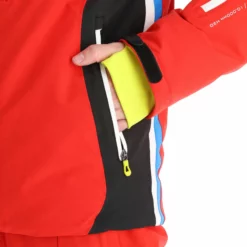 Deluni, Challenger 3 Chaqueta De Esquí Hombres Gris/rojo -PARQUE DE ESQUI aa10del010f bi 11