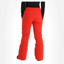 Almgwand, Schusselkopf Pantalones De Esquí Mujeres Gris, Rojo -PARQUE DE ESQUI almgwand schusselkopf ba skibroek gevoerd dames grijs rood 22almgw102v2 BI 03