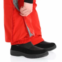 Almgwand, Schusselkopf Pantalones De Esquí Mujeres Gris, Rojo -PARQUE DE ESQUI almgwand schusselkopf ba skibroek gevoerd dames grijs rood 22almgw102v2 BI 08