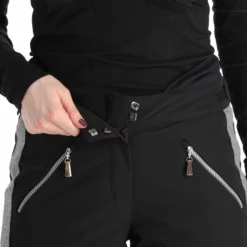 Almgwand, Schusselkopf Pantalones De Esquí Mujeres Gris, Negro 14 Almgwand, Schusselkopf Pantalones De Esquí Mujeres Gris, Negro -PARQUE DE ESQUI almgwand schusselkopf ba skibroek gevoerd dames grijs zwart 22almgw102v1 BI 05